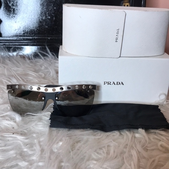 Prada silver aluminum sunglasses - Picture 2 of 8